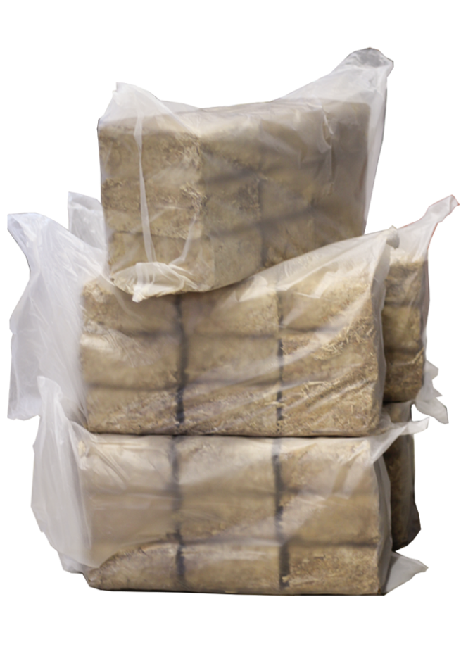 Packages for briquettes